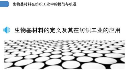 生物基材料在纺织工业中的挑战与机遇-剖析洞察